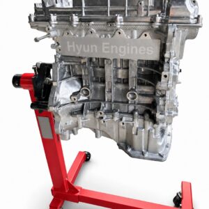 Reconditioned Hyundai G4FJ 1.6 T-GDi turbo engine on stand – Hyun Engines